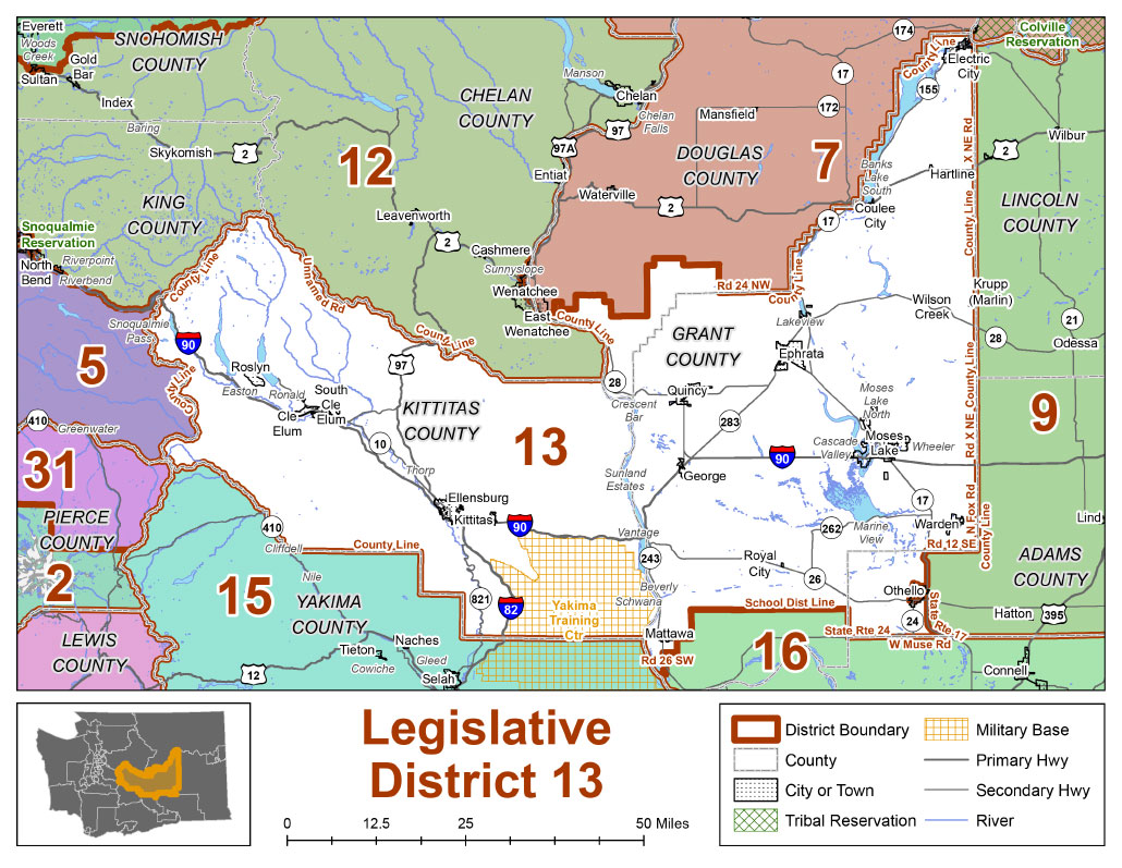 Legislative District map